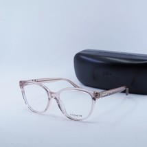 Coach HC6234U 5668 Transparent Dusty Rose 53mm Eyeglasses New Authentic - £84.37 GBP