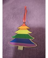Gay Pride Flag Tree Shaped Christmas Ornament - €15,30 EUR
