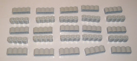 25 Used LEGO 1 x 4 Gray Log Bricks  30137 Ninja - £7.94 GBP