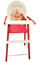 Vtg 1983 Strawberry Shortcake Berry Sweet Baby Doll High Chair - £55.95 GBP