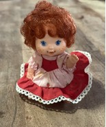VINTAGE 1980&#39;s Strawberry Shortcake BERRY BABY DOLL in Outfit 5” Tall - $34.19 CAD