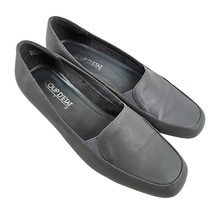 Coup D&#39;Etat Womens Shoes Size 7.5M Harriet Pumps Grey Faux Leather Slip On - £12.51 GBP