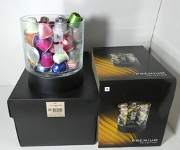 Nespresso Dispenser Coffee Capsules Premium Round Glass EMPTY, in Brand Box, New - $550.00