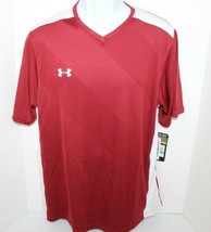 NWT Under Armour Mens UA Fixture Soccer Jersey  1248186  Size XL cardinal - $19.79