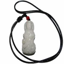 1.1&quot; China Certified Grade A Nature Jadeite Jade Lucky Bamboo Hand Carved Neckla - £37.76 GBP