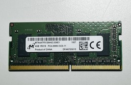 Micron 4GB 1RX16 PC4-2400T-SC0-11 RAM LAPTOP Memory TESTED Lot of 6 - $642.14 MXN