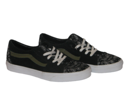 Mens Vans Sk8-Low Paisley Suede Black &amp; Green Sneakers Size 10.5 - £43.39 GBP