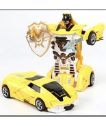 Automatic Deformation Transformers Electronic Robot Toy Car Music/Light ... - £11.76 GBP