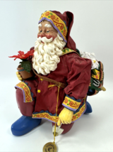 Clothtique Santa 1997 Garden Seeds Pointsetta Flower Possible Dreams - $34.99