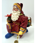 Clothtique Santa 1997 Garden Seeds Pointsetta Flower Possible Dreams - $666.08 MXN