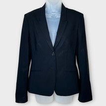 BOSS Hugo Boss black stretch wool all season blazer suit jacket size 6 - £52.14 GBP