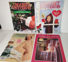 Herrschners Crochet Patterns Magazines Set of 3 plus Afghan Patterns Bonus - $17.77