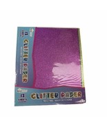 Royal Brites Glitter Paper 12 Sheets 6 Colors Mess Free Heavy Duty Paper - $240.15 MXN