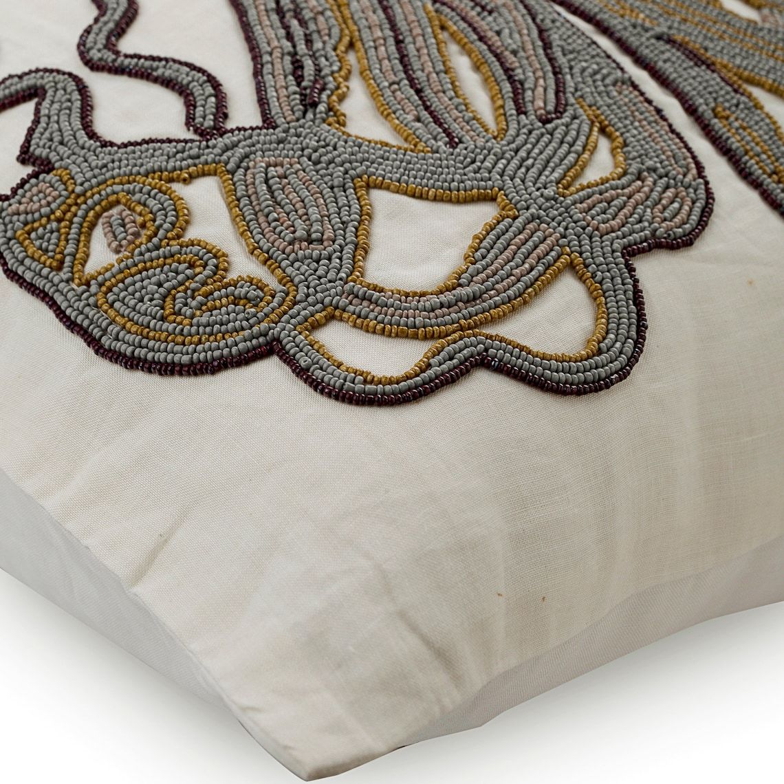 Gray Throw Pillow Covers 16&quot;x16&quot; Cotton, Gray Squid - $47.25+