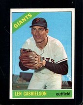 1966 TOPPS #395 LEN GABRIELSON EXMT GIANTS - $4.41