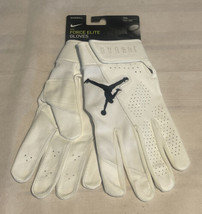 Nike Jordan Force Elite Batting Gloves Promo Mookie Betts WHITE/BLACK Sz 3XL - £124.96 GBP