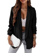 KIRUNDO Blazer  Long Sleeve Open Front Suit Jacket with Pockets - $183.76 MXN
