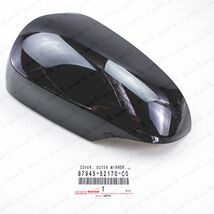 New Genuine Toyota 12-19 Prius "C" Driver Mirror Cover 209 Black 87945-5... - $41.86