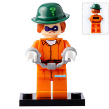 Arkam prison riddler dc superheroes lego compatible minifigure bricks toys bemg92 thumb200