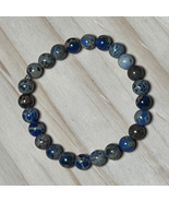 8mm Natural Blue Sodalite Beaded Bracelets - £16.76 GBP