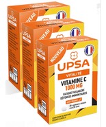 UPSA Vitality, Vitamin C 1000mg Tablet - Pack of 3 Boxes of 20 Tablets (... - $857.28 MXN