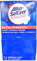 Alka-Seltzer Heartburn Relief Extra Strength Effervescent Tablets 72 Ct ... - $19.57
