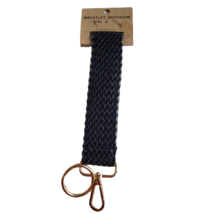 Keychain Wristlet Key Chain Strap Black For Wallet Purse Clutch Cell 1.5... - $11.34