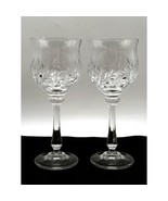 Mikasa Versailles Water Glasses Blown Glass Vintage Mikasa Clear Wine 7.25&quot; - $761.39 MXN