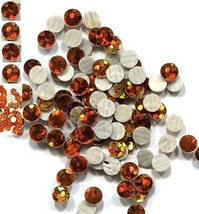 Hologram Spangles Hot Fix Topaz Iron On 6mm 2 Gross 288 Pieces - $5.94