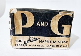 Single Bar 1950s Vintage Proctor &amp; Gamble White Naphtha Soap Bar P&amp;G - £9.38 GBP