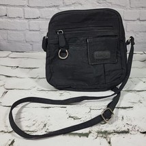 MultiSac Purse Black Zip Around Crossbody Travelers Bag  - £23.70 GBP