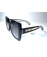 NEW TAHARI Black Gold Logo Oversized Designer Style Sunglasses TH921 + Case - $39.99