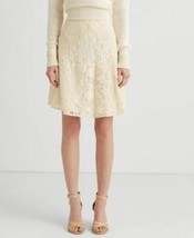 MSRP $195 Ralph Lauren Patchwork Lace Skirt Size 12 - £49.28 GBP