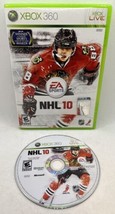  NHL 10 (Microsoft Xbox 360, 2009, Hockey, EA Sports, Tested Works Great) - £5.29 GBP