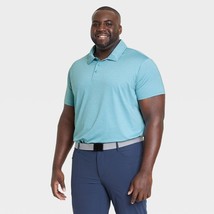 NEW Men&#39;s Big &amp; Tall Striped Polo Shirt - All in Motion™ 3XL - £17.56 GBP