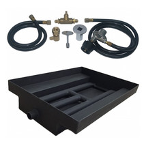 Tretco 15 in. 14GA Powder Coated Burner Island Kit Liquid Propane - $314.83