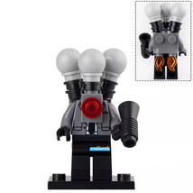 Microphone Man Skibidi Toilet Custom Printed Lego Compatible Minifigure Bricks - £3.96 GBP