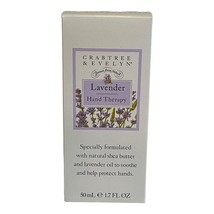 Crabtree &amp; Evelyn Lavender Hand Therapy Lotion Cream 1.7 fl oz New In Box - $14.24