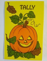 Halloween Tally Game Card Pumpkin In Patch NOS Original Hallmark Vintage Unused - £4.58 GBP