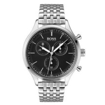 Montre chronographe Hugo Boss pour homme HB1513652 en acier inoxydable avec... - £100.78 GBP