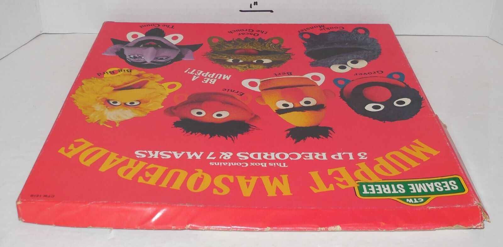 Sesame Street Muppet Masquerade Vinyl 3 Lp Set Record Album CTW 161B OOP RARE Item image 4