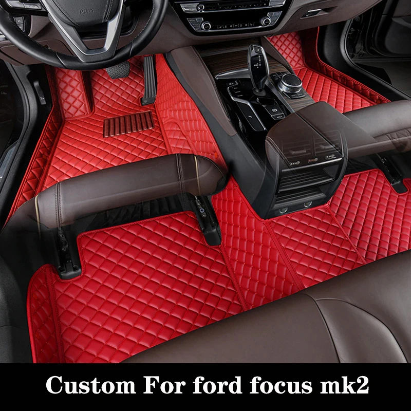 Custom Car Floor Mat For Ford Focus Mk2 2005 2006 2007 2008 2009 2010 2011 - £25.61 GBP+