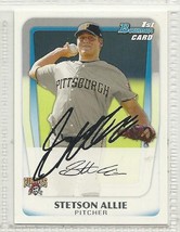 Stetson Allie Signed autographed Card 2011 bowman Prospects - £8.15 GBP