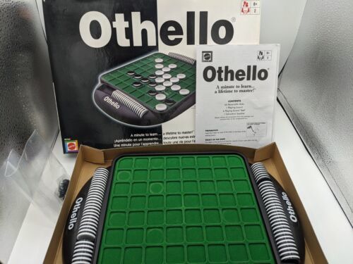 Primary image for Othello Board Game Strategy Mattel 2005 2 Player 8+ Year B3165 COMPLETE