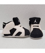 Nike Air Jordan 6 Retro cb Toddler Baby Shoes Size 1C Black &amp; White Hook... - $740.50 MXN
