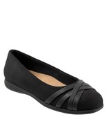 Trotters Daphne Women&#39;s Slip On Black Microfiber Size 9 Wide - $2,303.87 MXN