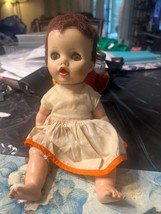Vtg Uneeda  Baby Doll Brunette 1960s - $25.74