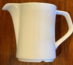 Apilco Cream Pitcher White Porcelain France 3.75&quot; x 2-7/8&quot; YVES - £17.58 GBP