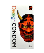 OKAMOTO Design CONDOM dreadful face 2pc - $29.88 CAD