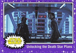 2017 Topps Star Wars Journey To The Last Jedi Purple #64 Unlocking The Death - £0.75 GBP